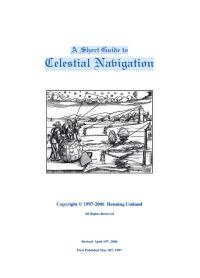 Image of A Short Guide to
Celestial Navigation